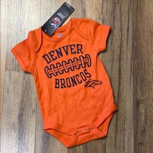 NFL Official Denver Broncos Baby Bodysuit NWT